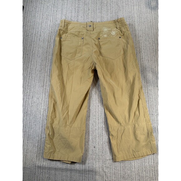 Kuhl Capri Hiking Pants Women's 10 Khaki Outdoor Adventure Stretch Performance - Picture 3 of 12